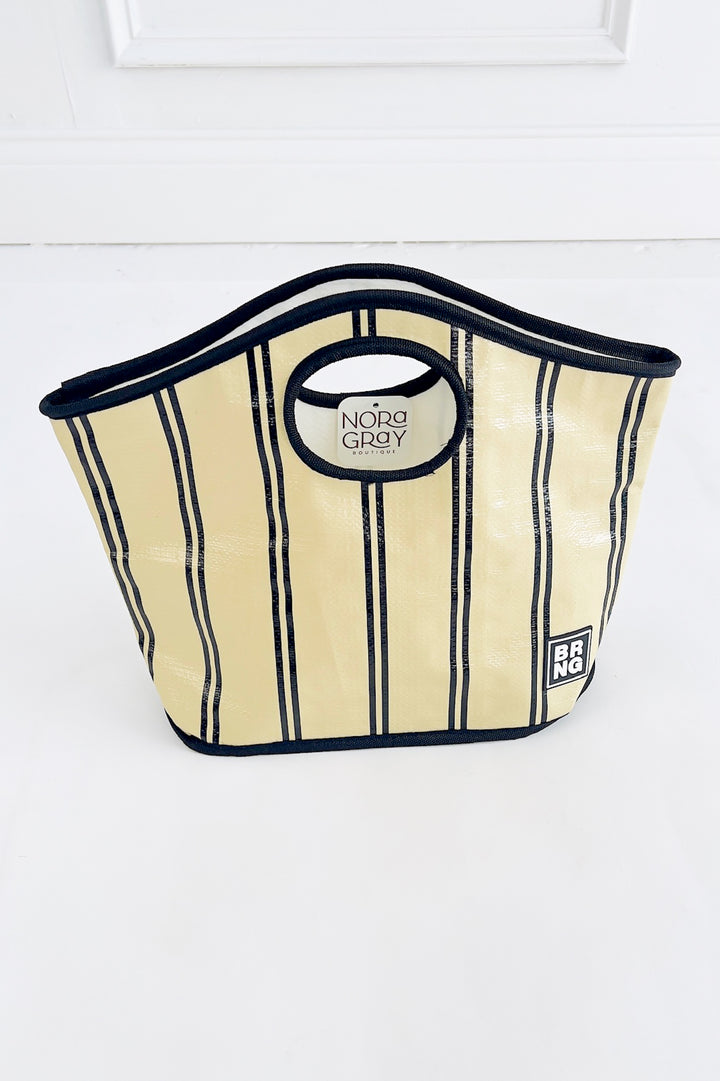 Blair Classic Black Stripe Mini Tote