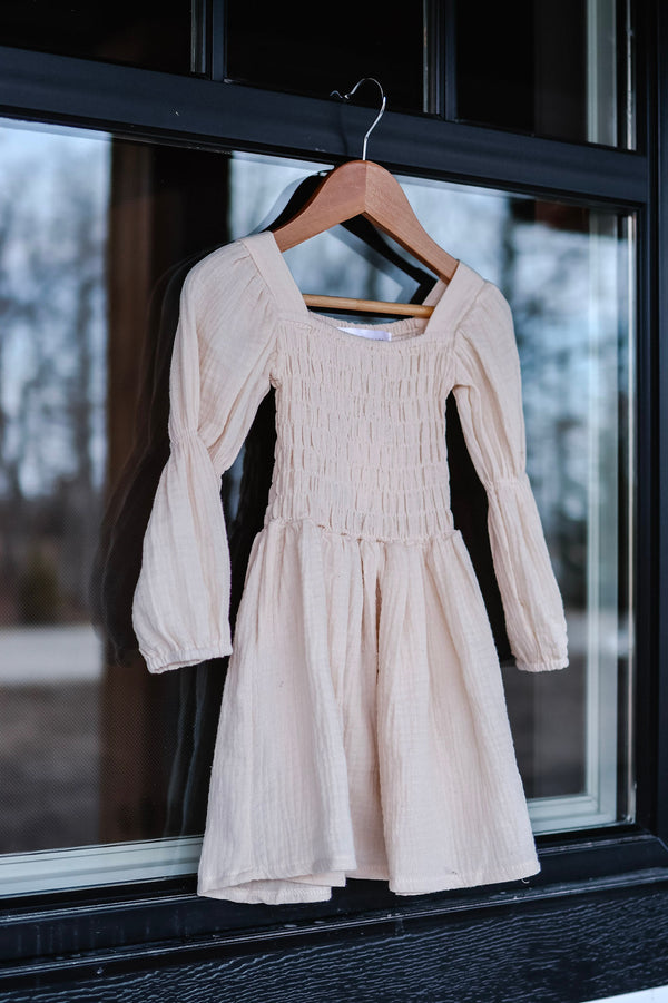 Mommy & Me Bubble Sleeve Kids Dress