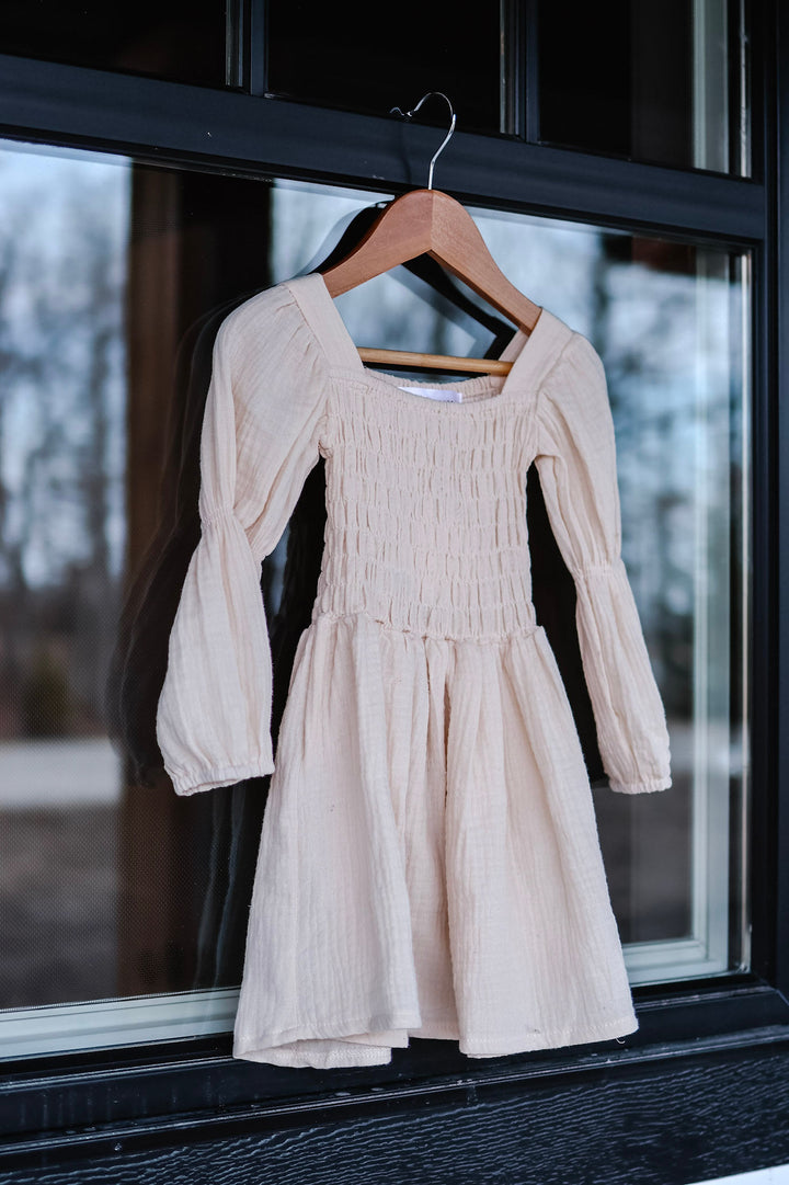 Mommy & Me Bubble Sleeve Kids Dress