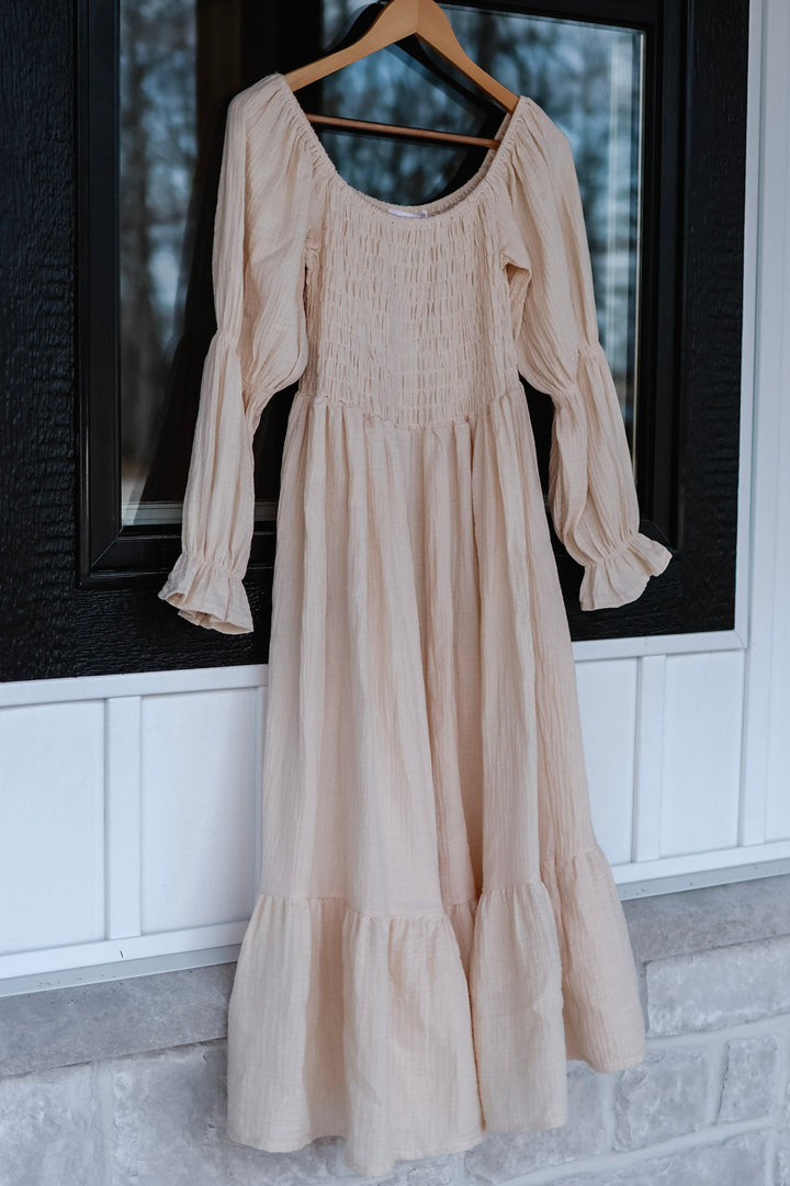 Mommy & Me Bubble Sleeve Momma Dress