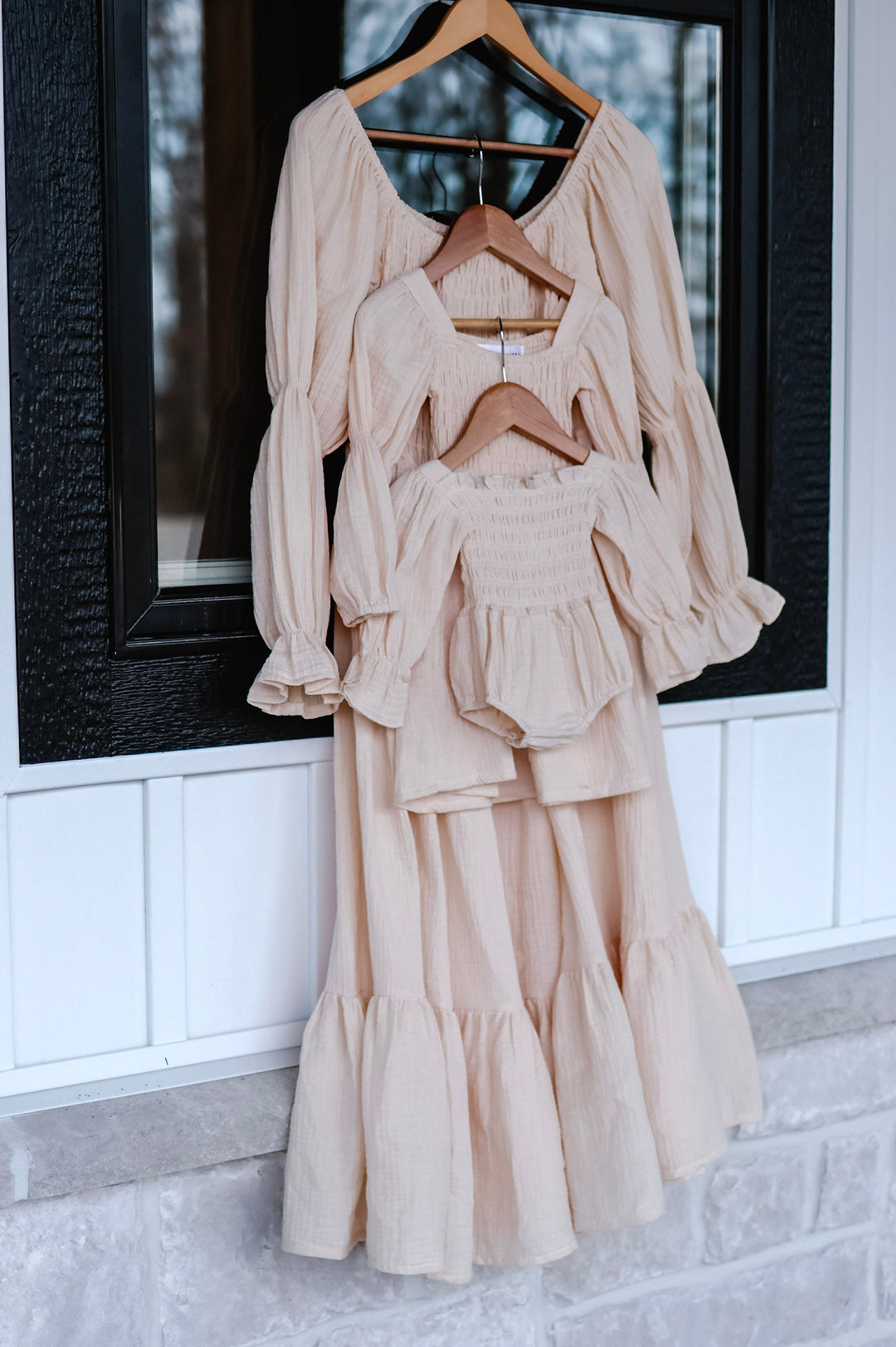 Mommy & Me Bubble Sleeve Momma Dress