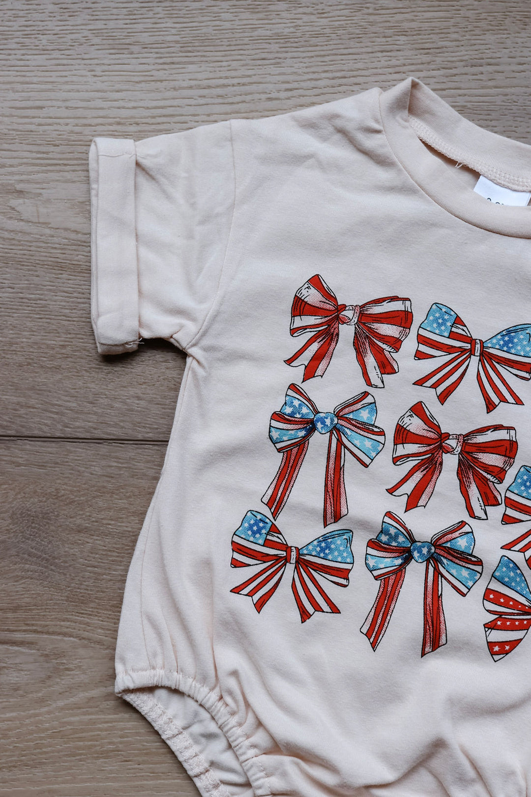 Kids Patriotic Bow Onesie