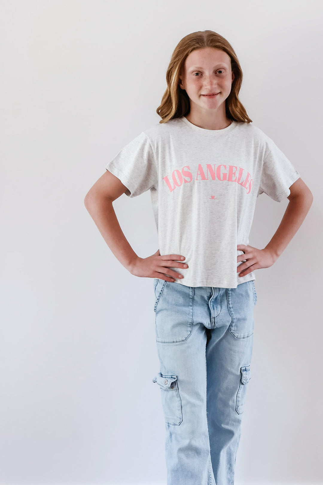 LA Vibes Tween Girls Boxy Tee