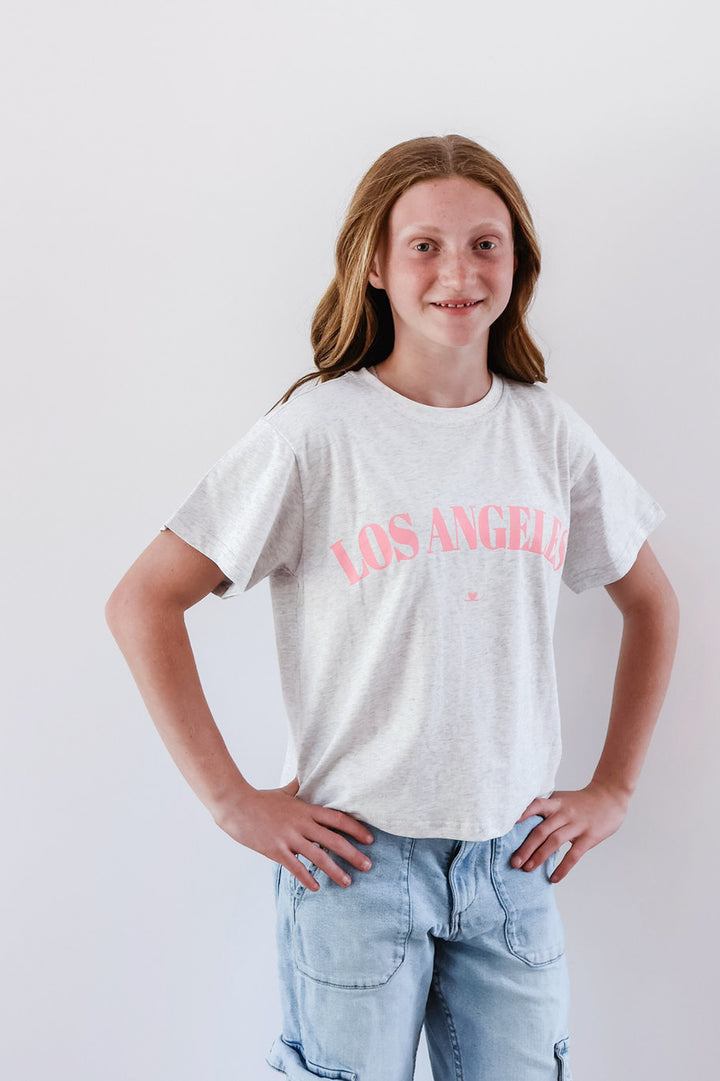 LA Vibes Tween Girls Boxy Tee
