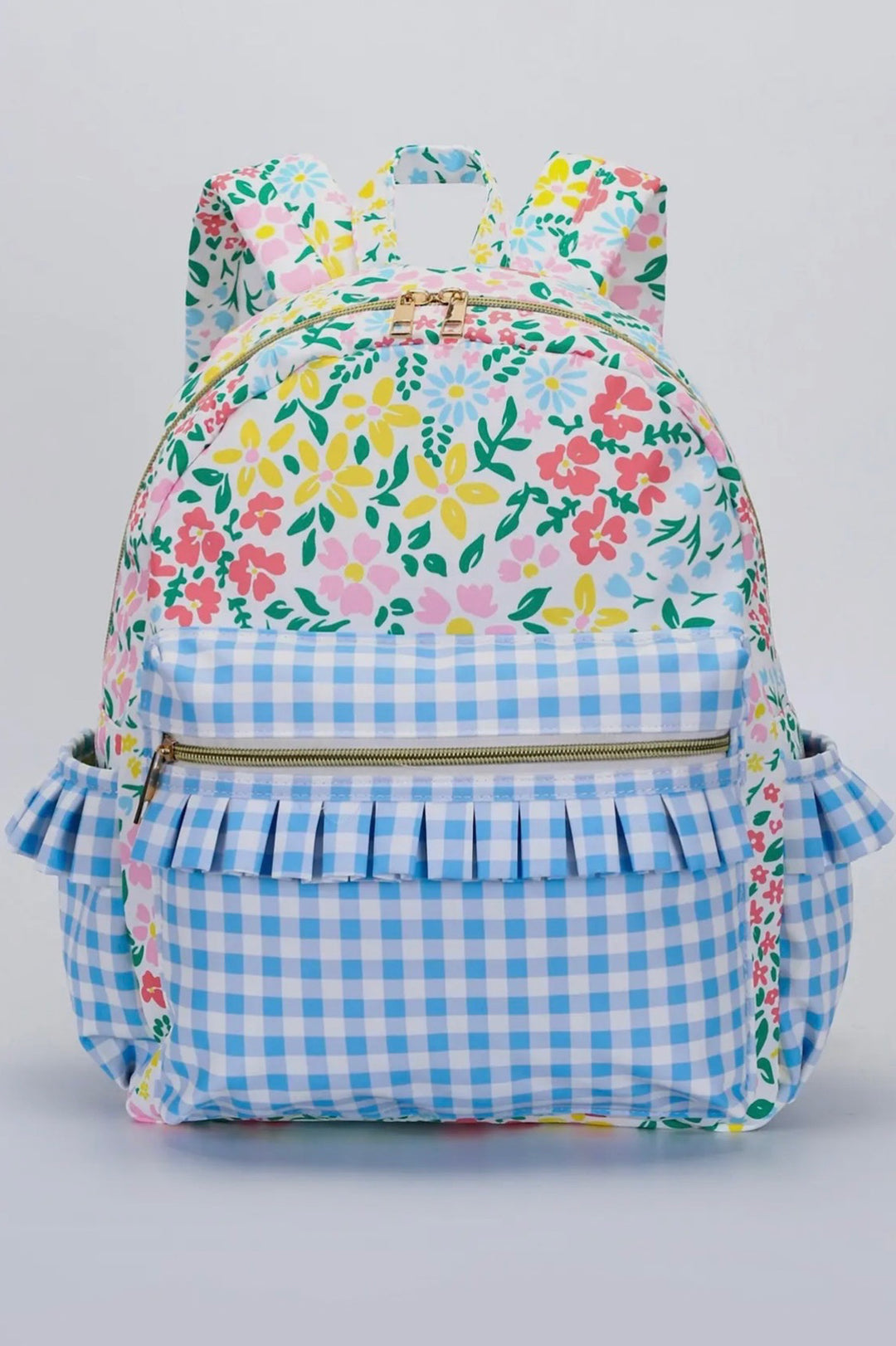 Sunny Bloom Ruffle Backpack – Girls