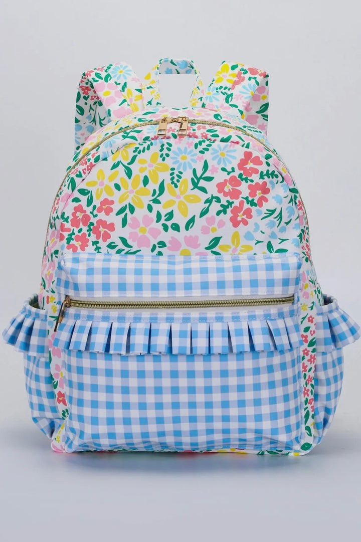 Sunny Bloom Ruffle Backpack – Girls