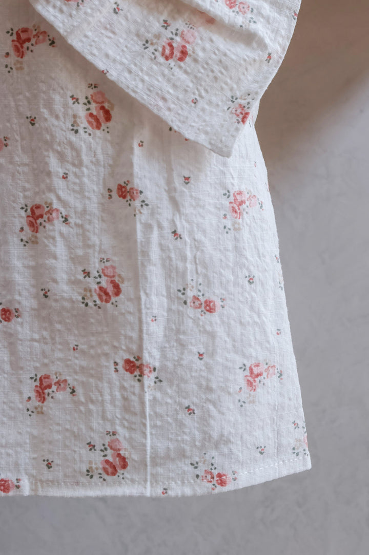 Sweet Bloom Bow Tween Top