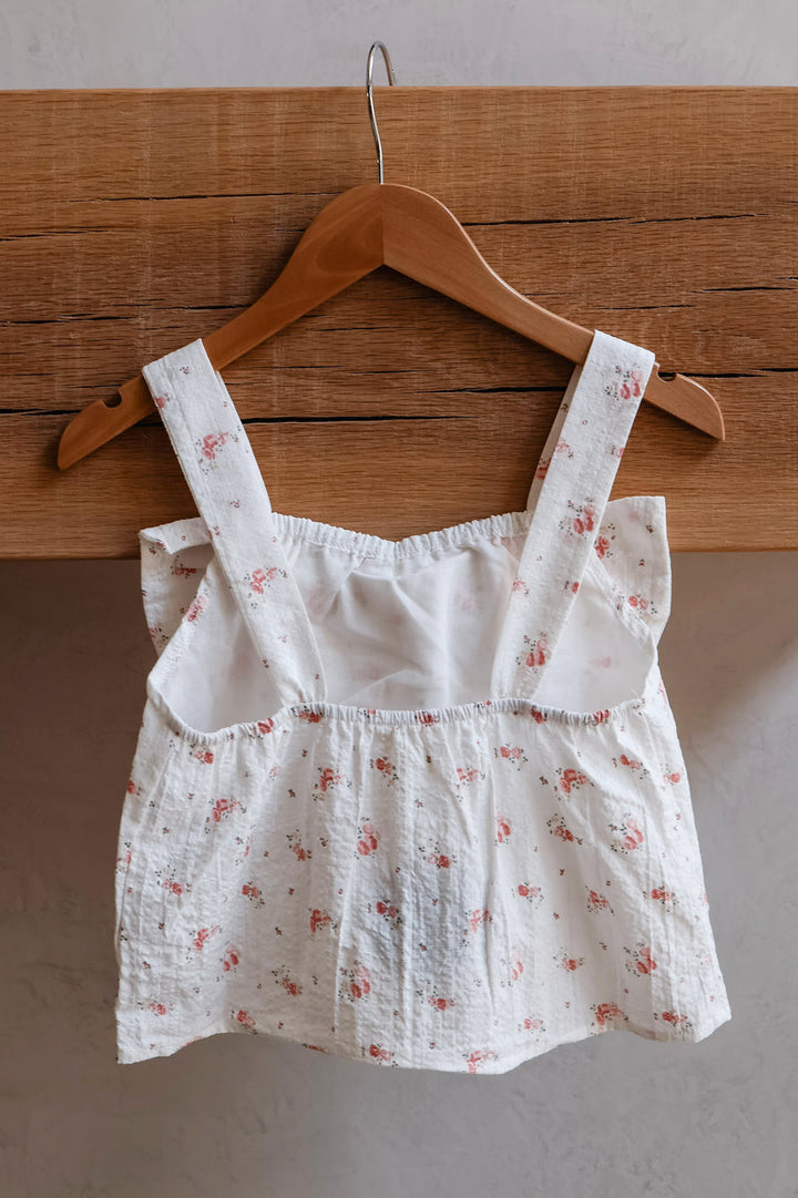 Sweet Bloom Bow Tween Top