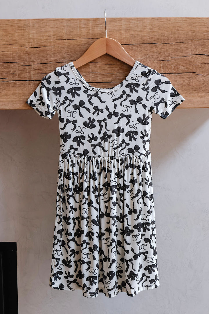 Simply Sweet Bamboo Bow Detail Dress