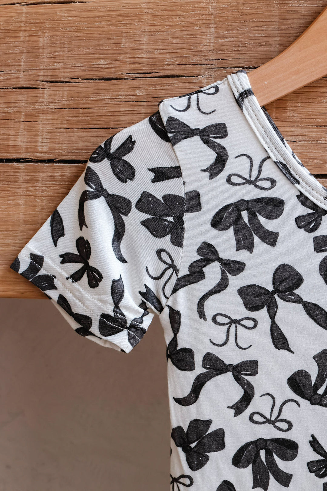 Simply Sweet Bamboo Bow Detail Dress