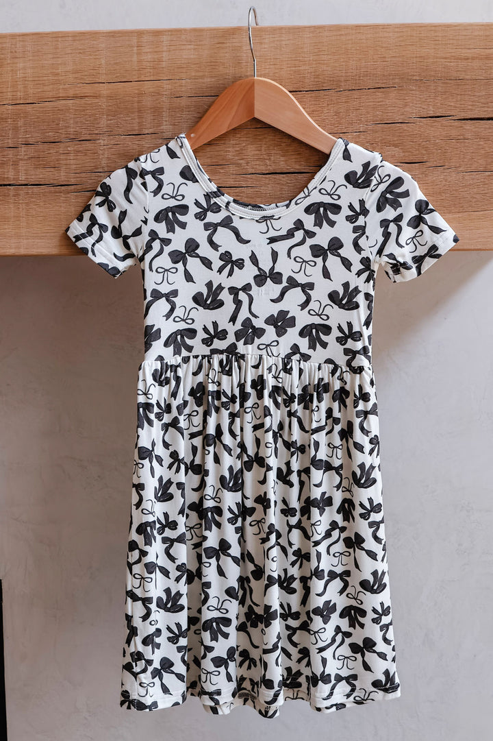 Simply Sweet Bamboo Bow Detail Dress