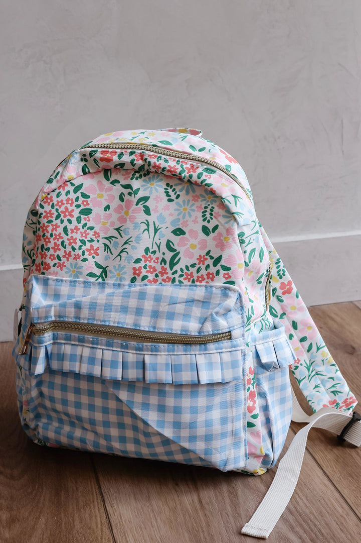 Sunny Bloom Ruffle Backpack – Girls