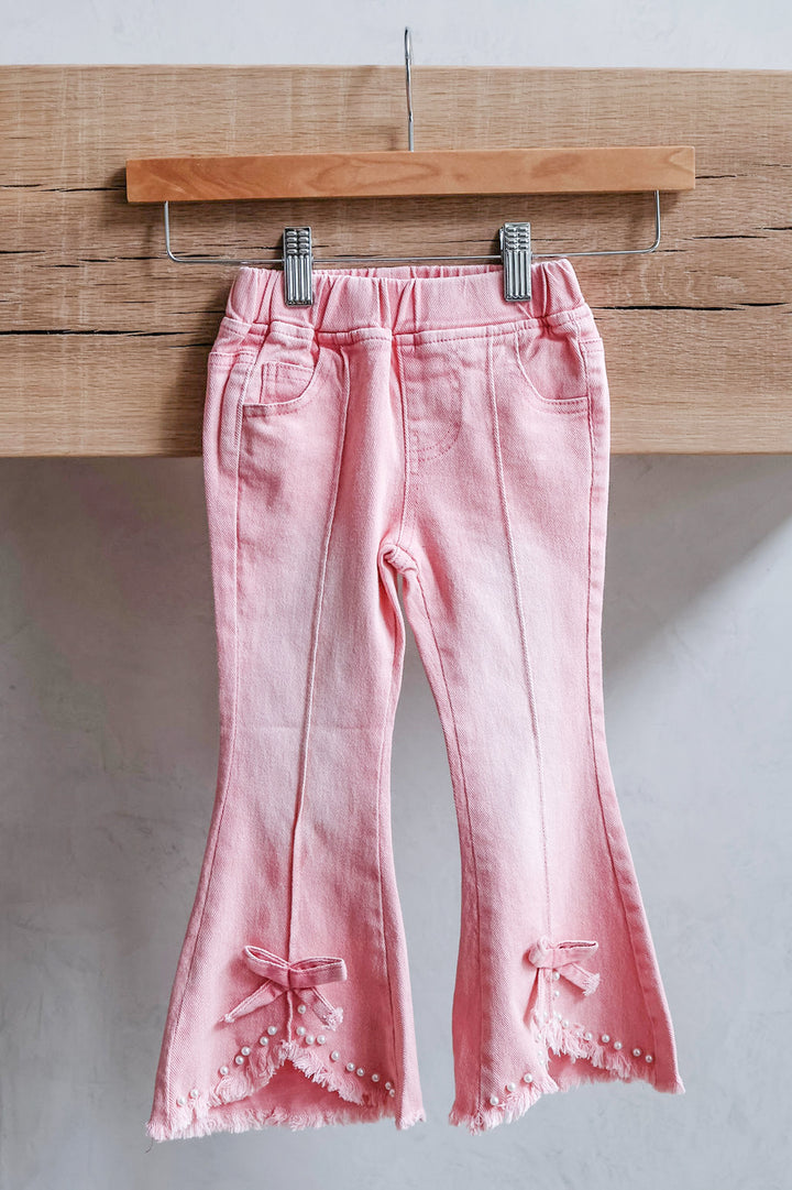 Pearl Pretty Pink Girls Flares