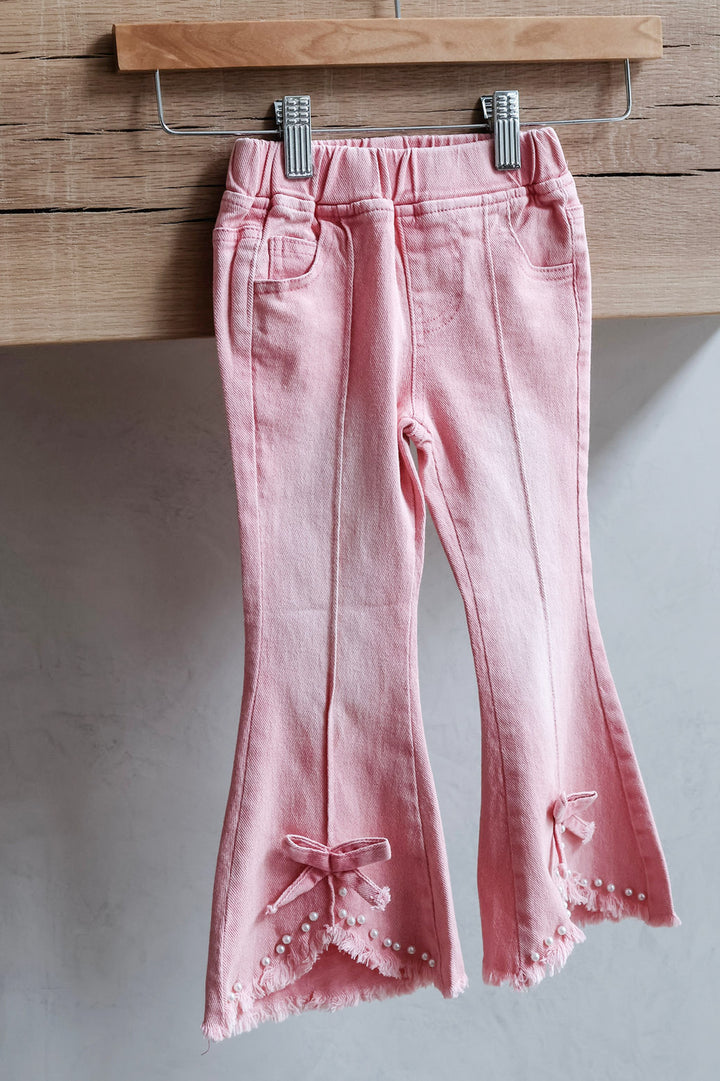 Pearl Pretty Pink Girls Flares