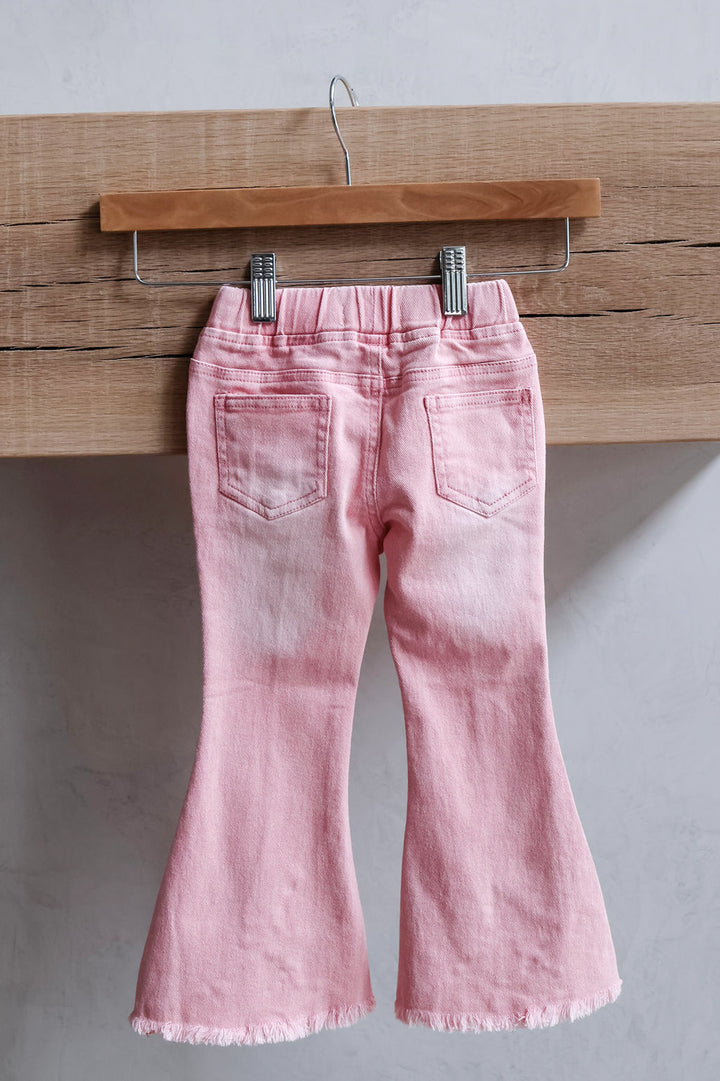Pearl Pretty Pink Girls Flares