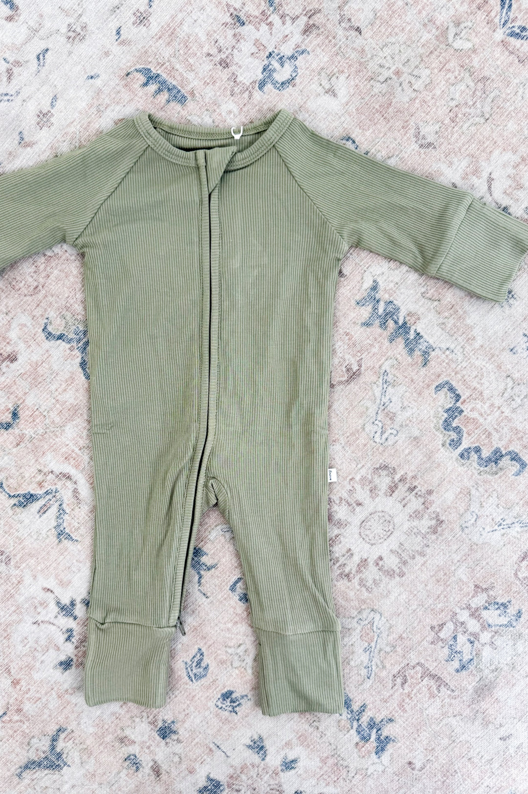 Brave Little Ones Ribbed Zip Romper