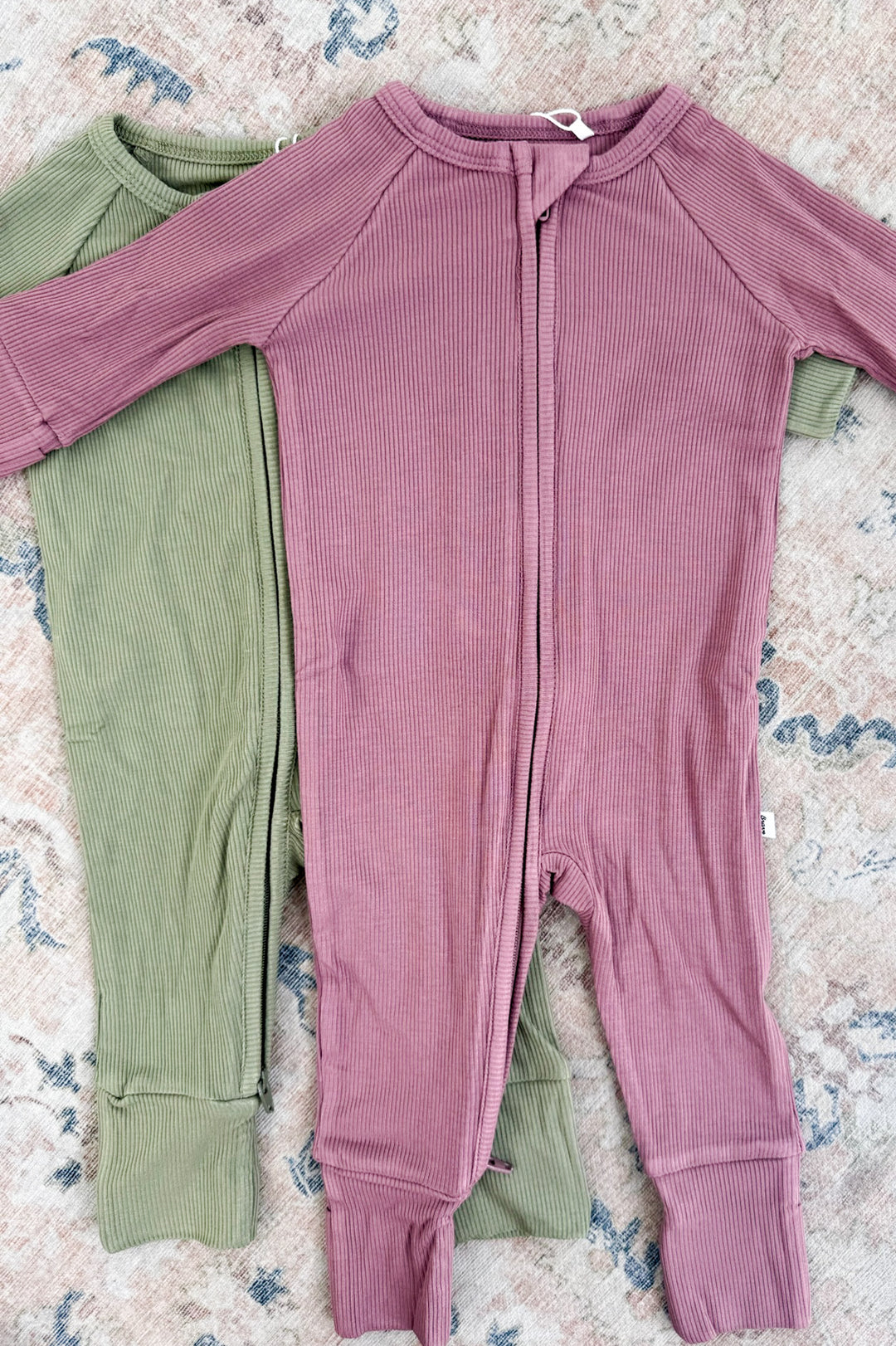 Brave Little Ones Ribbed Zip Romper