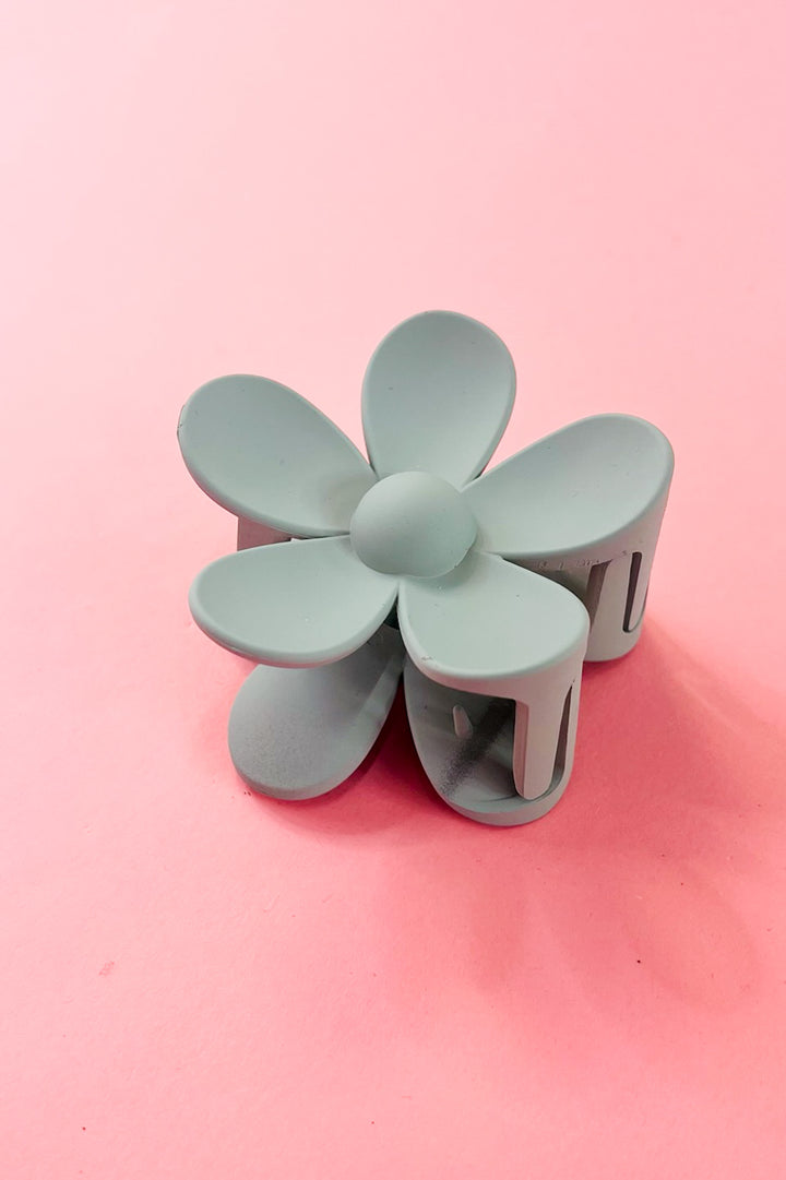 Pyxie Matte Flower Claw Clip