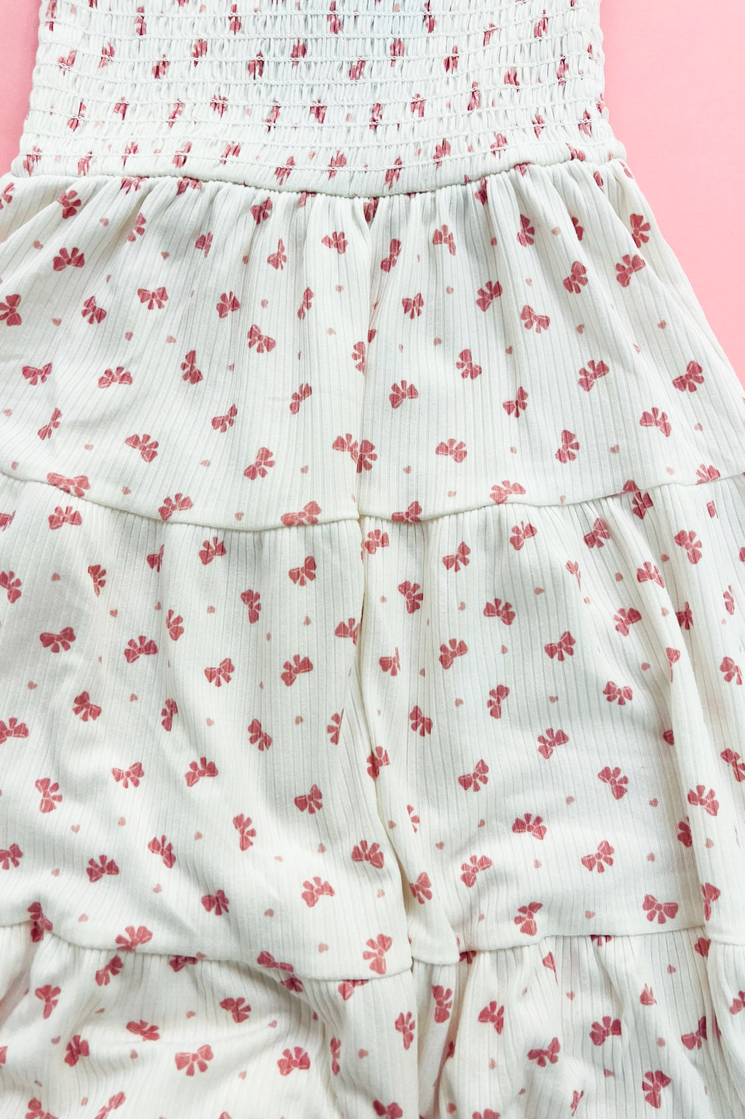 On The Trend Girls Smocked Tiered Dress