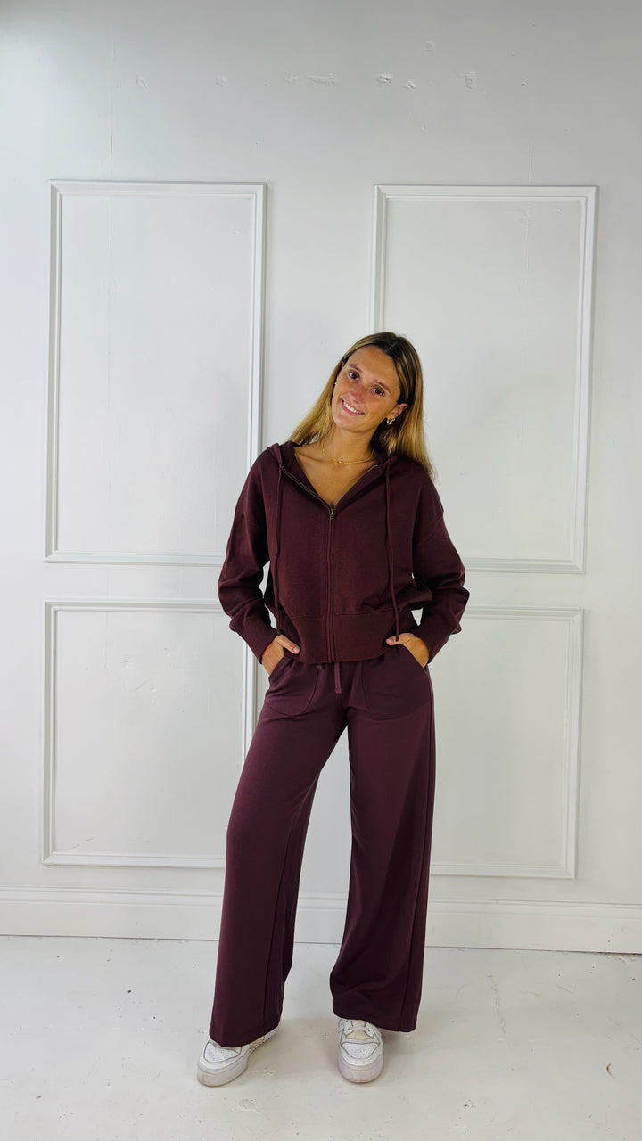 Ultra Comfy Ribbed Knit Hoodie Jacket