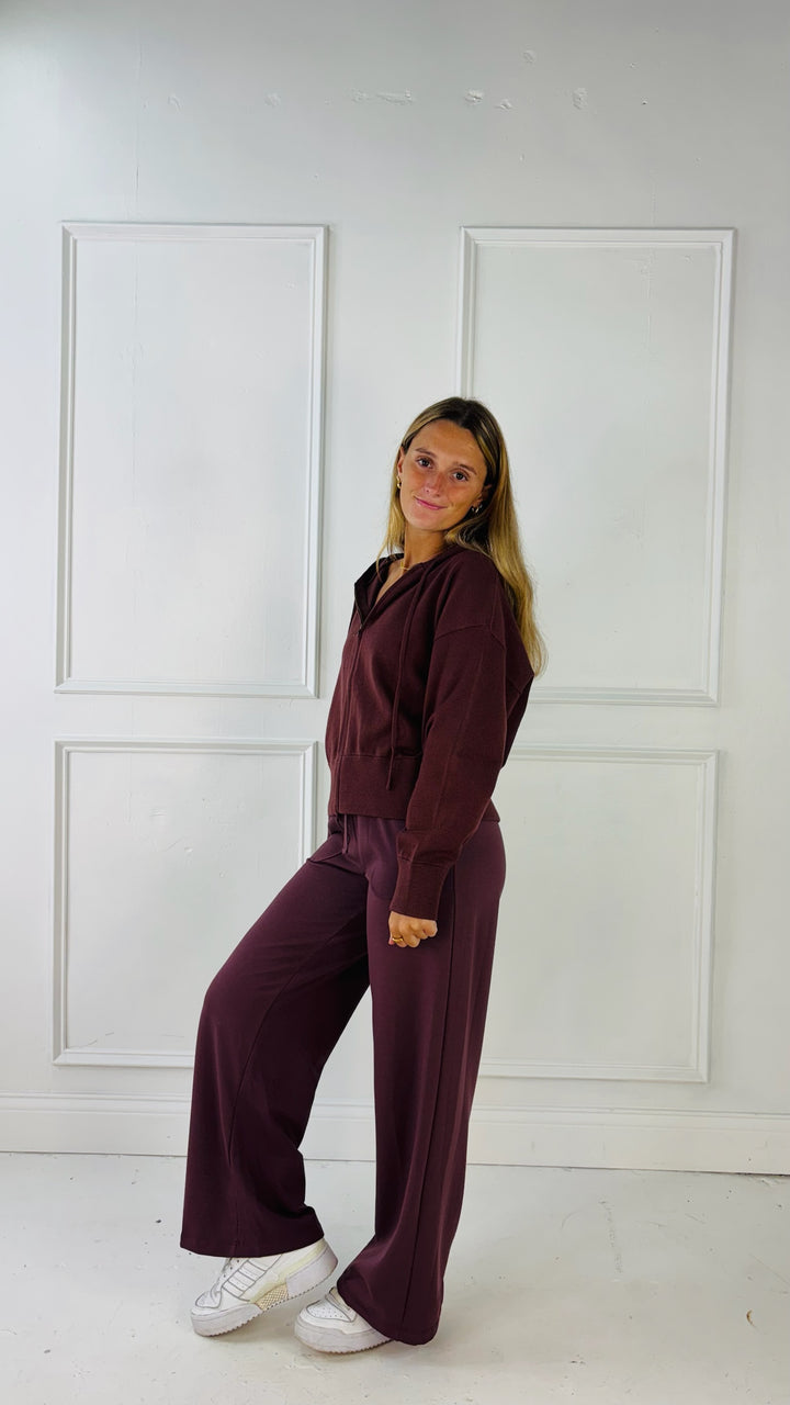 Ultra Comfy Ribbed Knit Hoodie Jacket