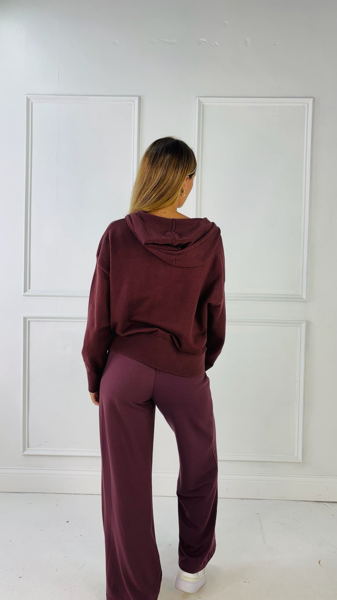 Ultra Comfy Ribbed Knit Hoodie Jacket