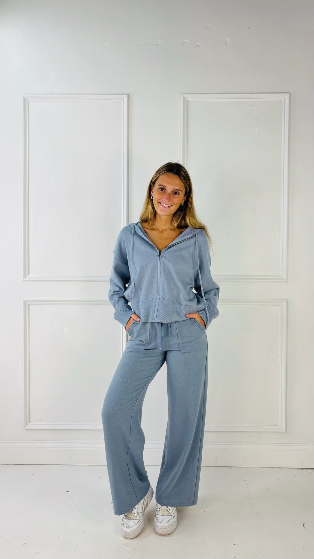 Ultra Comfy Ribbed Knit Hoodie Jacket