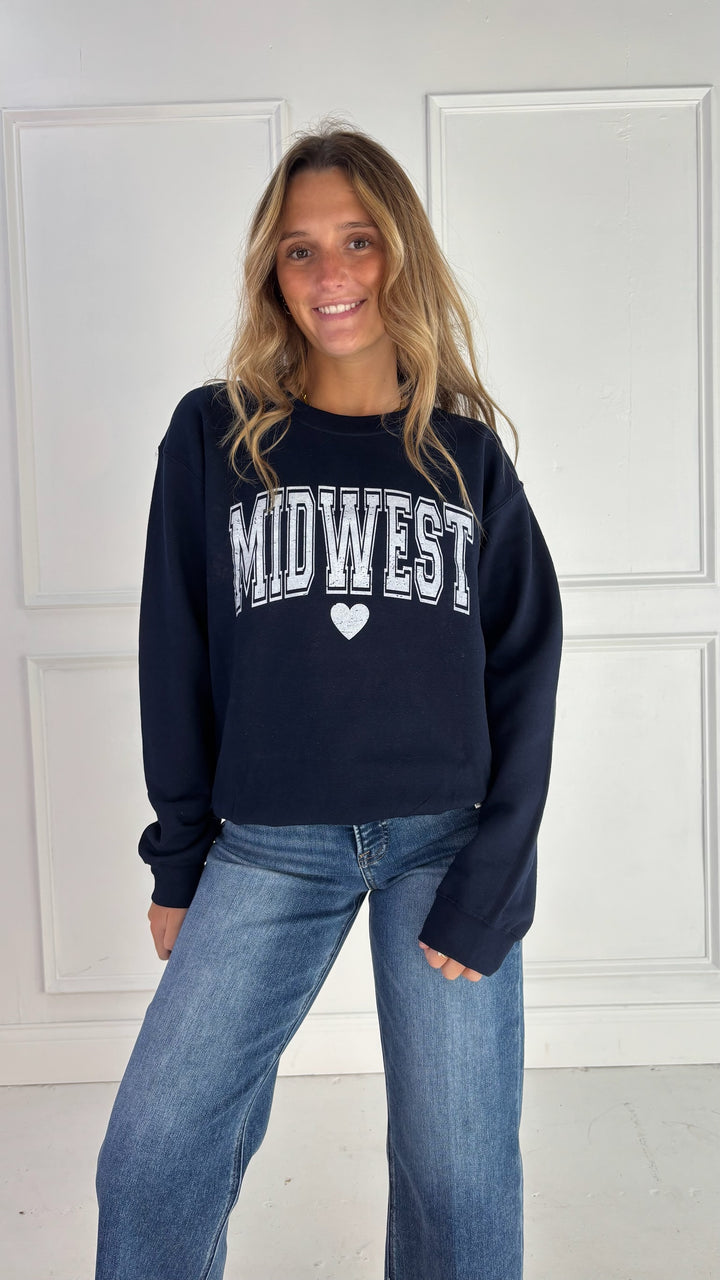 Midwest Heart Crewneck