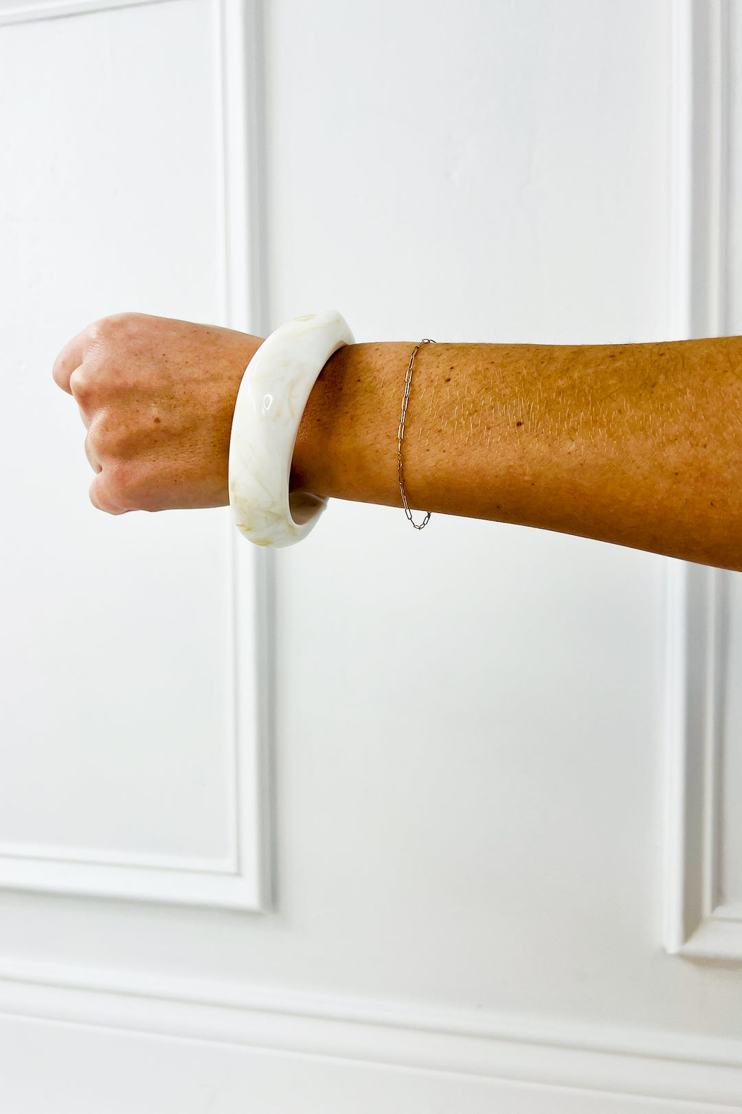 Luxury Irregular Square Shape Cuff Bangle