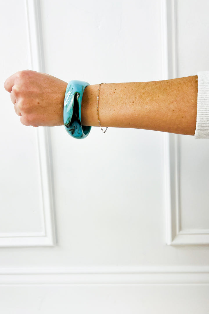 Luxury Irregular Square Shape Cuff Bangle
