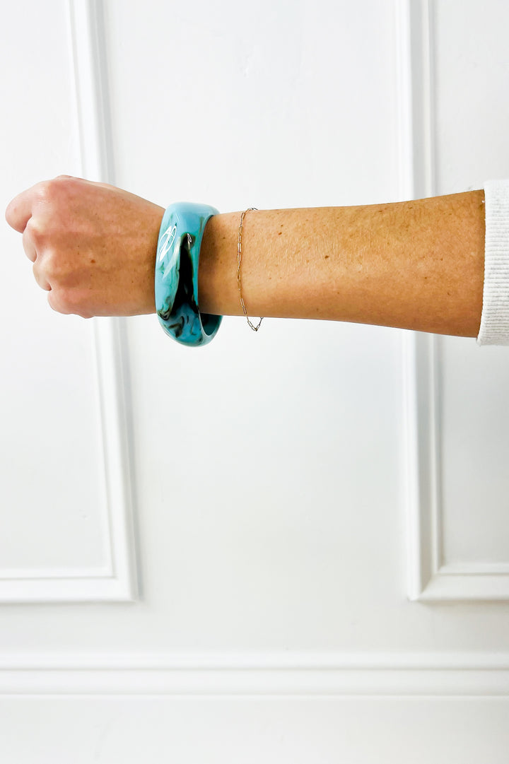 Luxury Irregular Square Shape Cuff Bangle