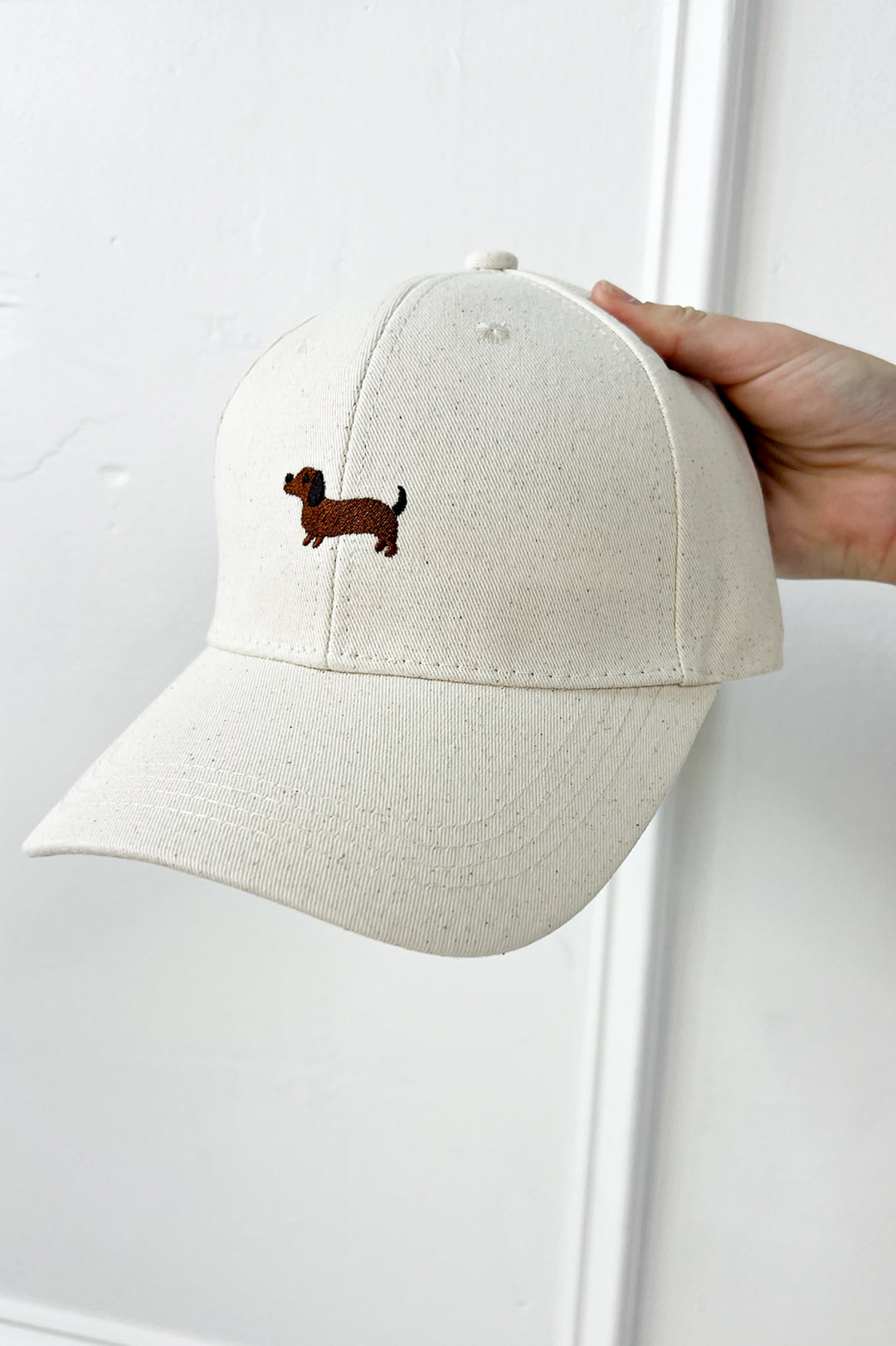 Embroidered Dachshund Adjustable Baseball Cap