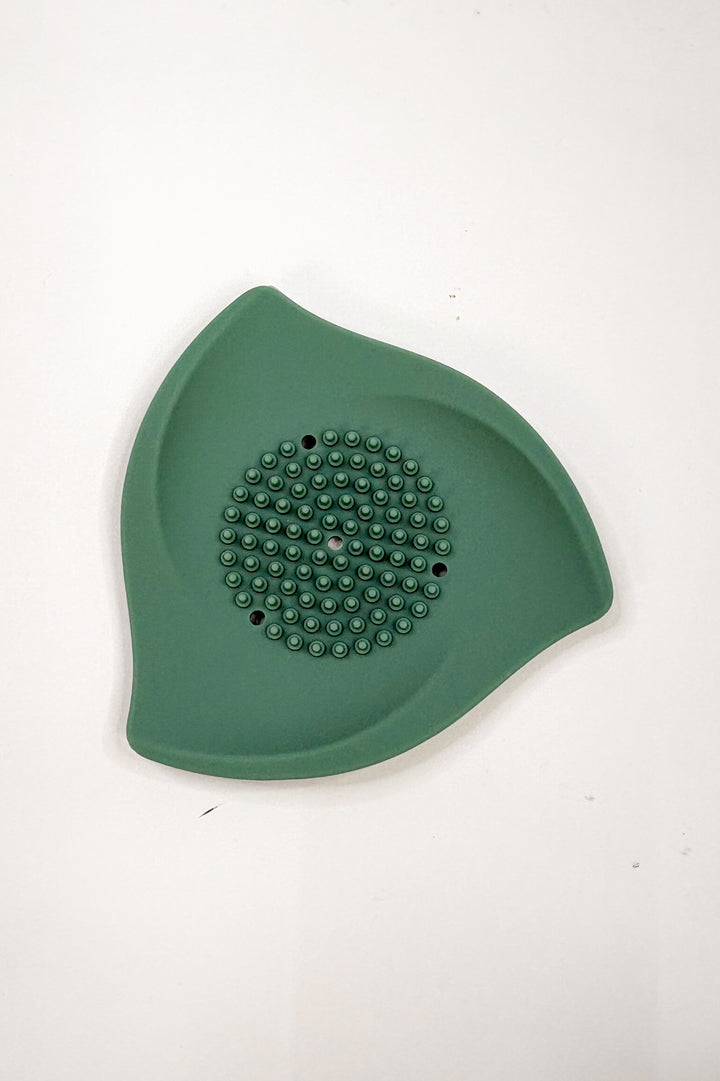 Silicone Shower Steamer & Soap Tray | White or Sage Green