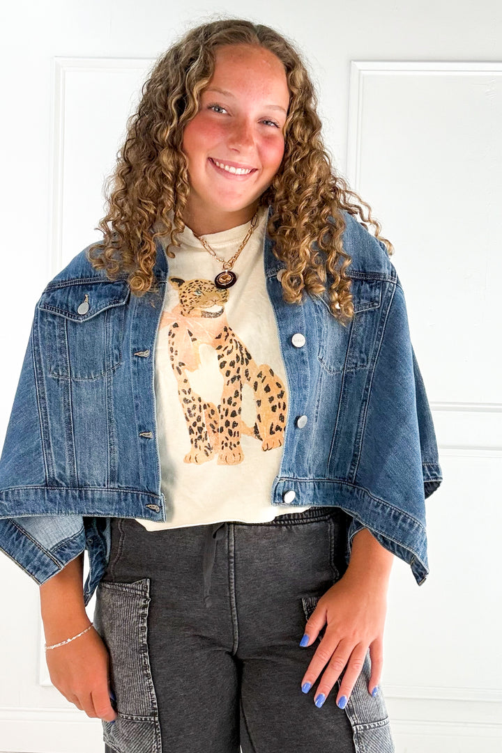 Leopard Bow Graphic Tee