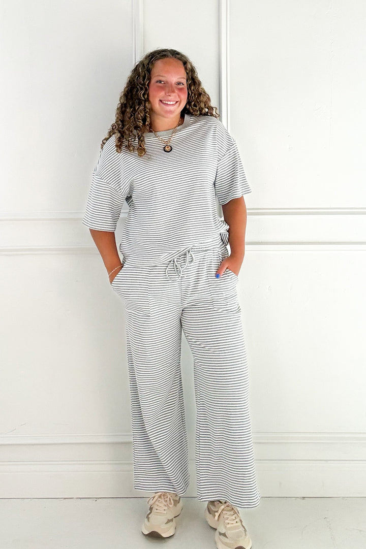 Sweet Stripe Wide Leg Pants
