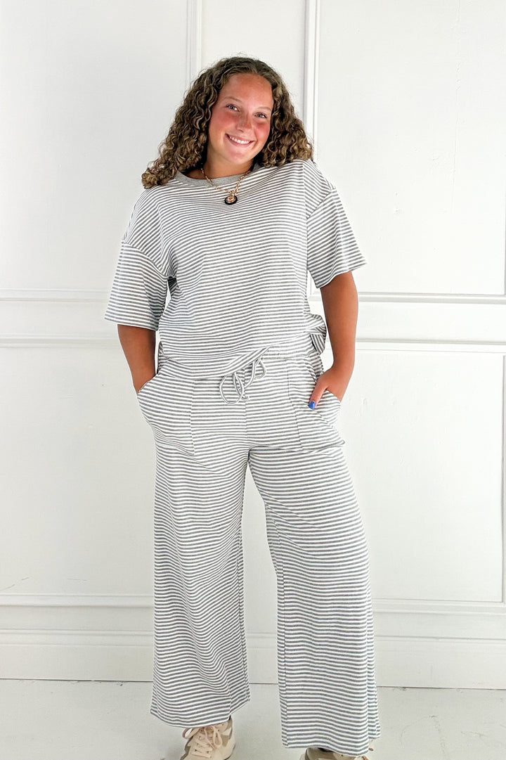 Sweet Stripe Wide Leg Pants