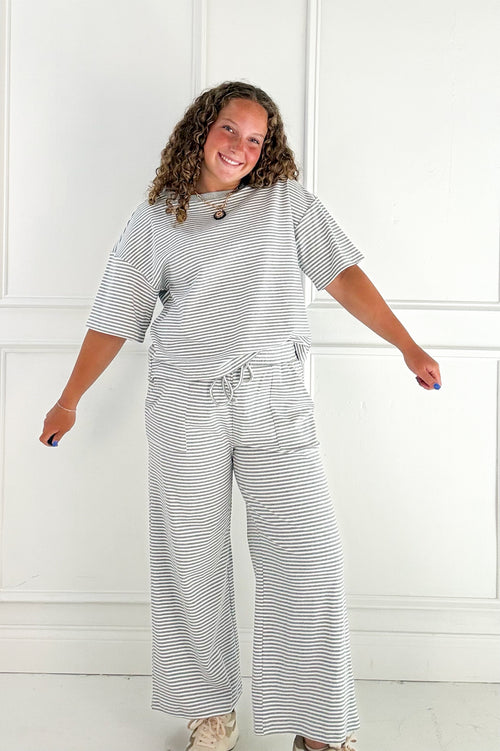 Sweet Stripe Lounge Top