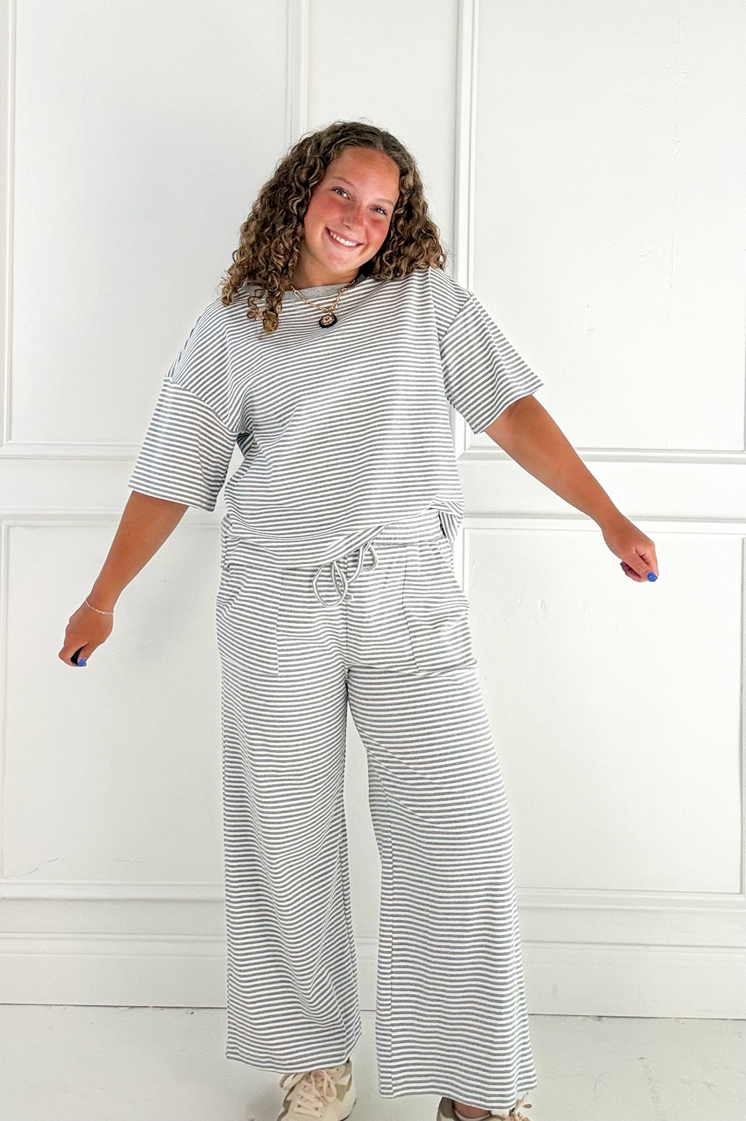 Sweet Stripe Lounge Top