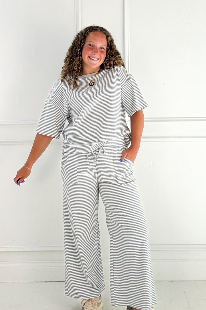 Sweet Stripe Lounge Top