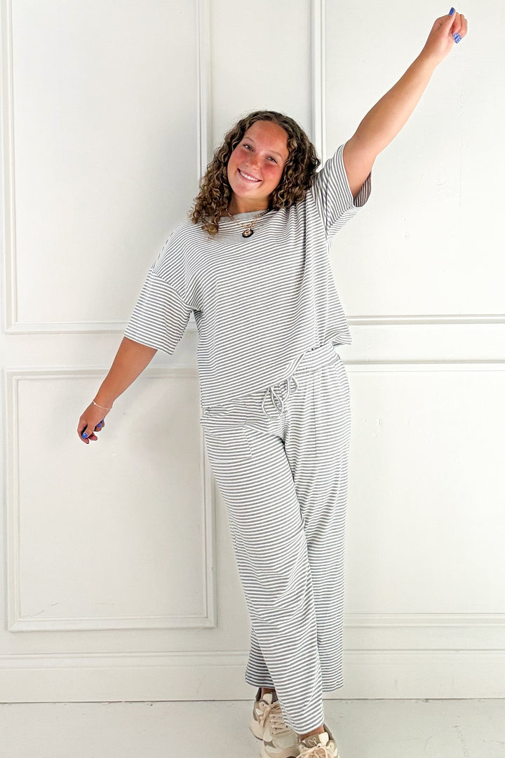 Sweet Stripe Wide Leg Pants