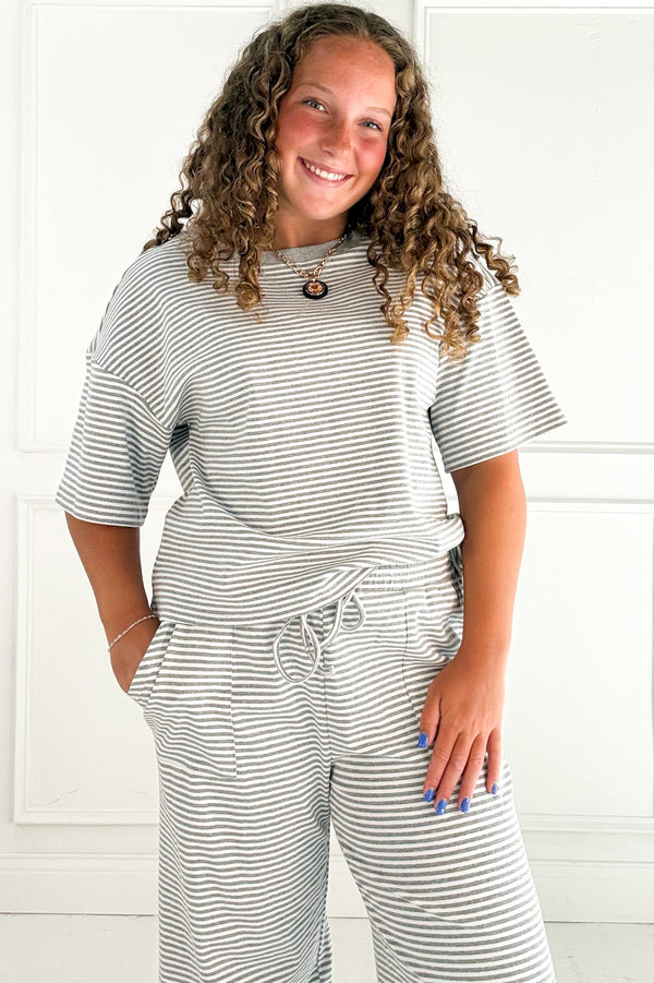 Sweet Stripe Lounge Top