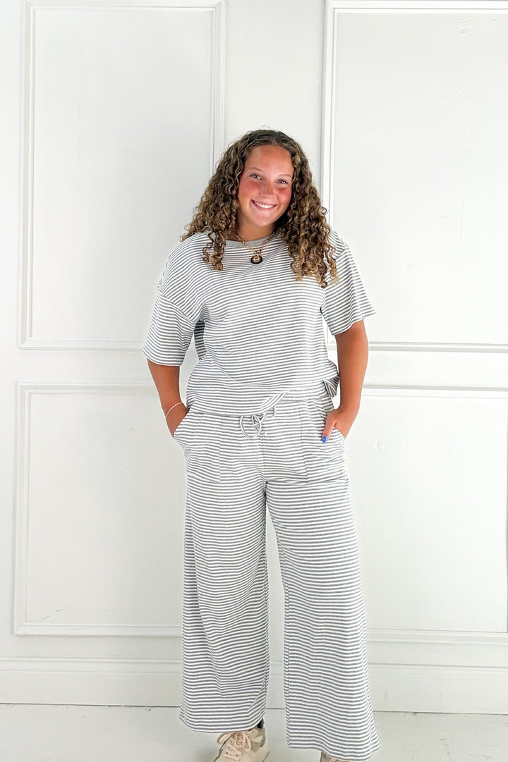 Sweet Stripe Wide Leg Pants