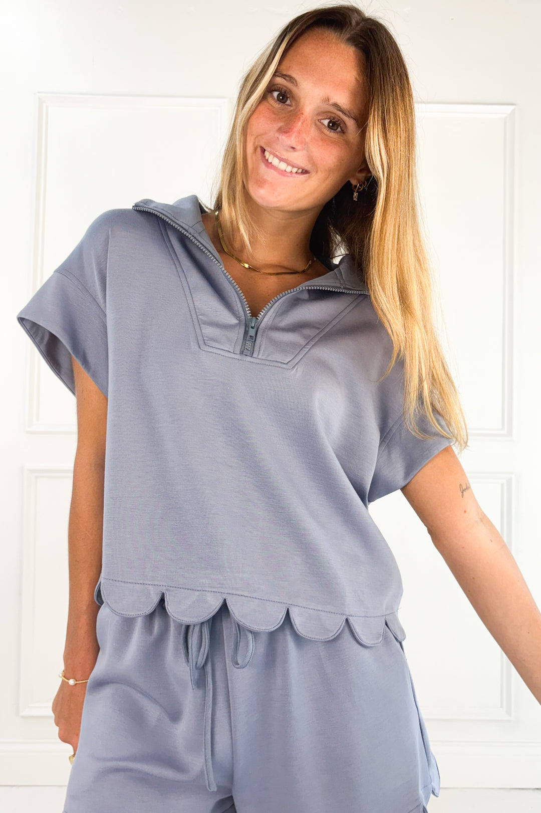 Sweet Scallop Lounge Top