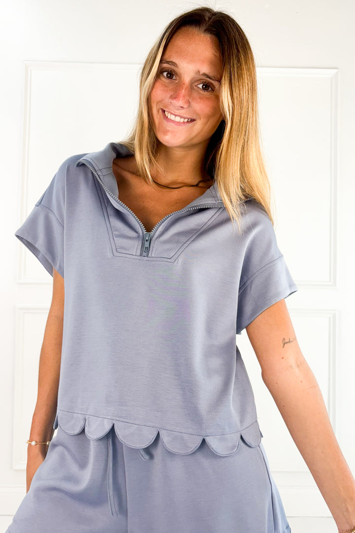 Sweet Scallop Lounge Top