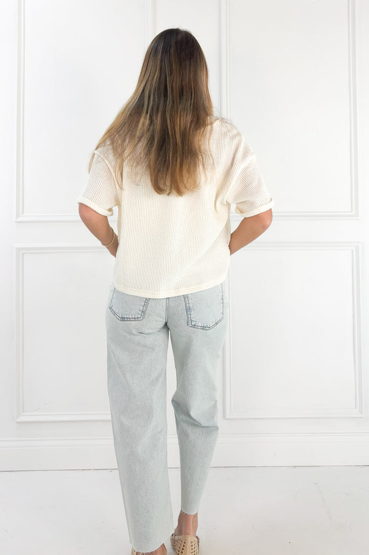 Gwen High Rise Wide Leg Slouchy Raw Hem Jeans by Kut from the Kloth