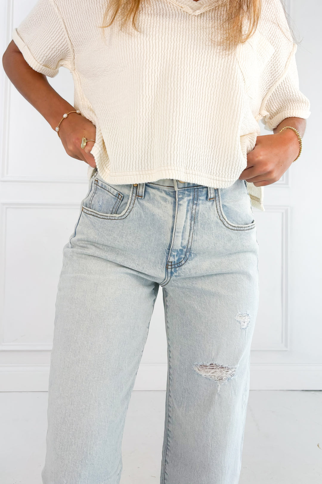 Gwen High Rise Wide Leg Slouchy Raw Hem Jeans by Kut from the Kloth