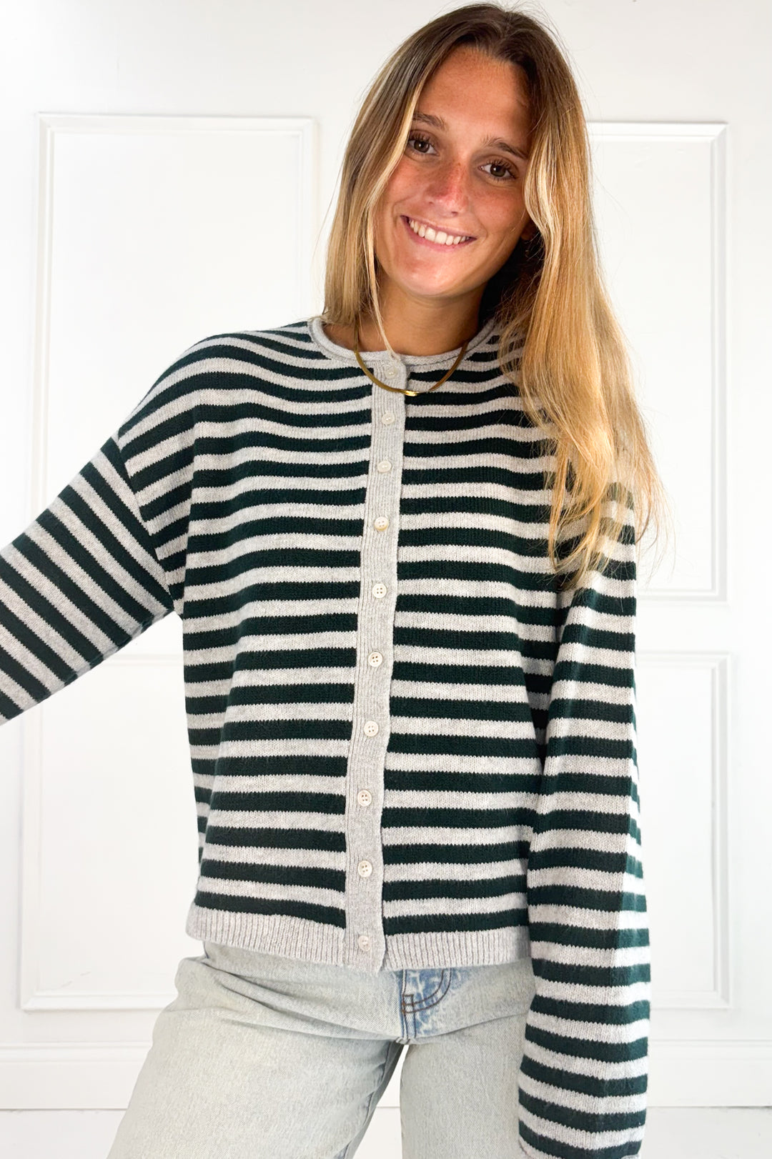 Dover Striped Cardigan
