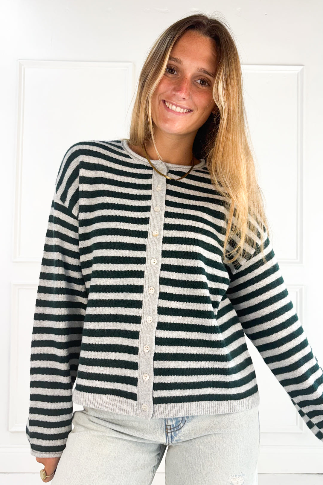 Dover Striped Cardigan