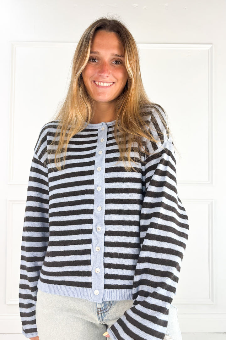 Dover Striped Cardigan
