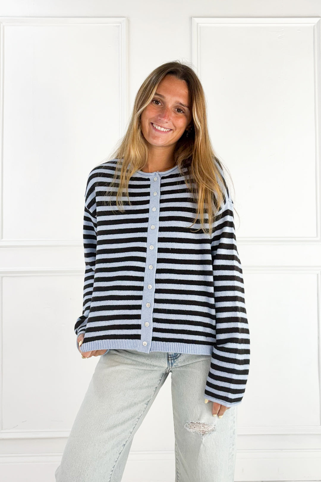 Dover Striped Cardigan
